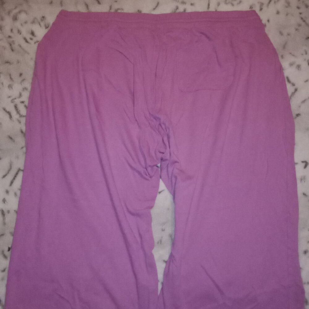 Lot of 2 Terra & Sky Loose Fit Cropped Capri Sweatpants Plus Size 3X (24W/26W) - Picture 5 of 15